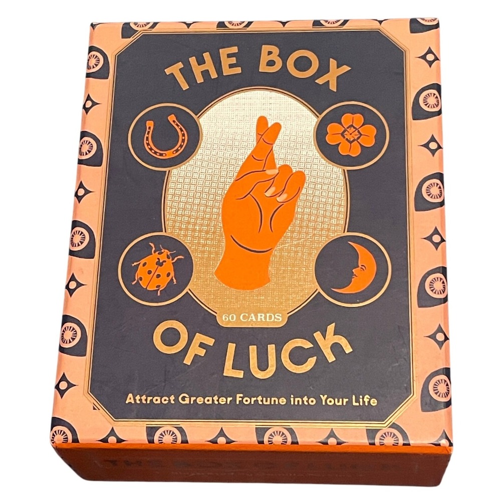 The Box of Luck 60 Cards Attract Greater Fortune Into Your‎ Life Oracle Deck
